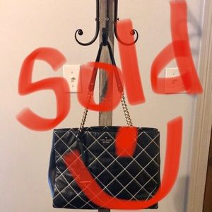 Kate Spade Black/White Quilted